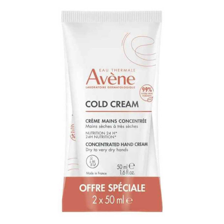 Avène Cold Cream Crème Mains Lot de 2 3282779255301
