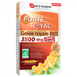 Forté Pharma Forté Royal Gelée Royale 3500 mg Bio 10 Ampoules 3700221301104