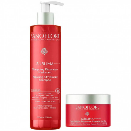 Sanoflore Sublima Shampoing Réparateur Hydratant 200 ml et Masque Offert 30ml 3701673205156