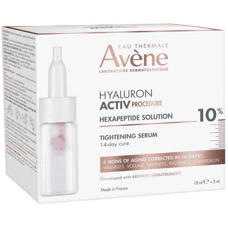 Avène Hyaluron Activ Procedure Sérum Tenseur Solution d’Hexapeptide 10 18 ml 2 ml 3282770400861