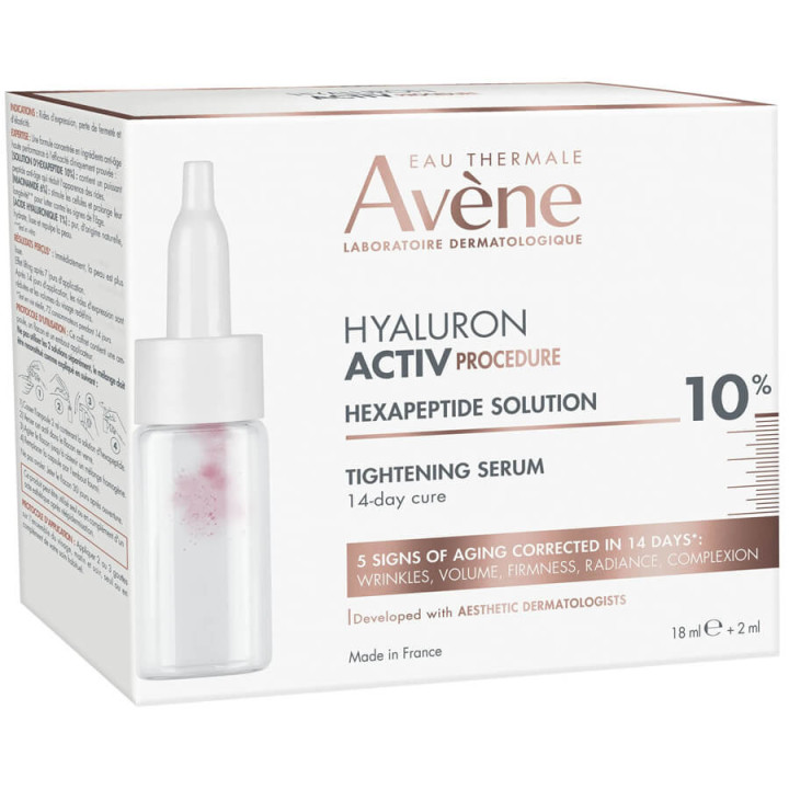 Avène Hyaluron Activ Procedure Sérum Tenseur Solution d’Hexapeptide 10 18 ml 2 ml 3282770400861
