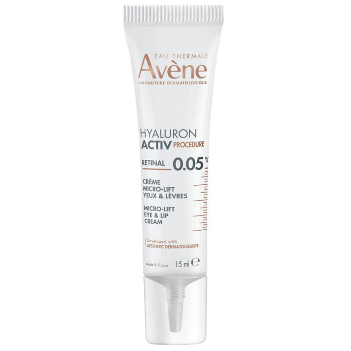 Avene Hyaluron Activ Procedure Retinal Micro-Lift Cream 0.05% Eyes and Lips Mature Skin 15 ml