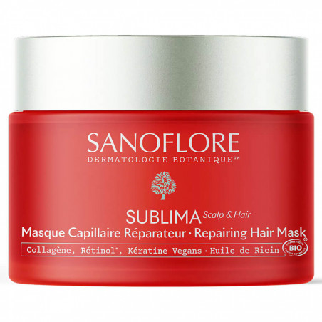 Sanoflore Sublima Masque Capillaire Réparateur Bio 200 ml 3701673201639