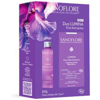 Sanoflore Coffret Duo Lumina Eclat Anti-Taches Bio 50 et 30 ml