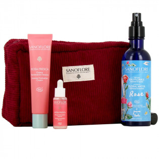 Sanoflore Genuine Organic Rose Floral Water + Intense Moisturizing Cream 40 ml + Serum 10 ml OFFER