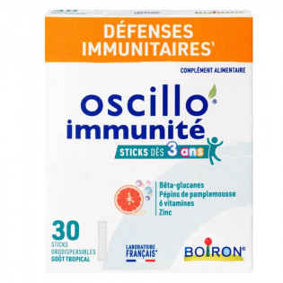Boiron Oscillo’immunité dès 3 ans 30 sticks 3352712011650