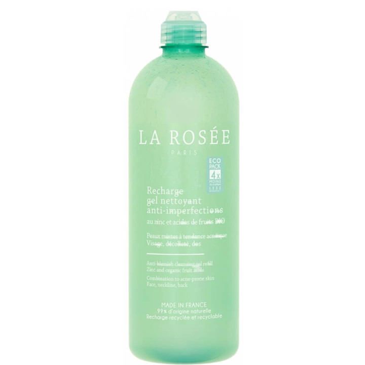 La Rosée Gel Nettoyant Anti-Imperfections RECHARGE 400 ml 3667235000525