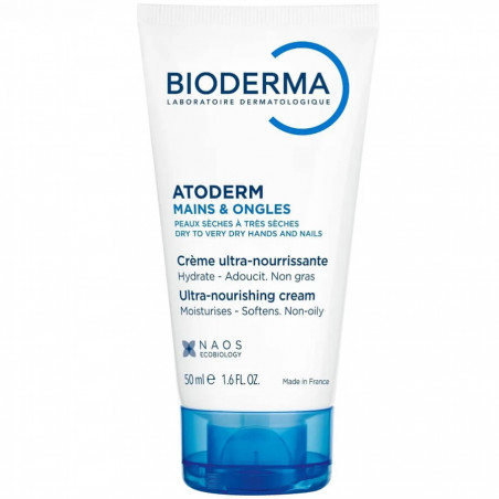Bioderma Atoderm Crème Ultra-Nourrissante Mains & Ongles 50 ml 3701129804193