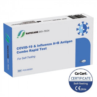Autotest Grippe et COVID-19 boite de 1 test 6974246461137