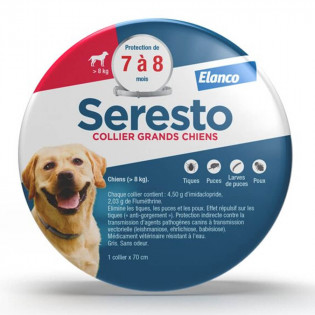 Seresto Collier Antiparasitaire Grands Chiens plus de 8 kg 4007221035961