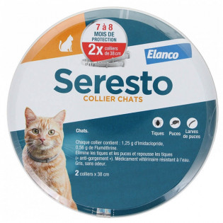 Seresto 2 Colliers Antiparasitaire Chats 4007221053736