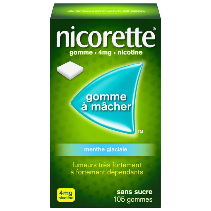 NICORETTE 4MG SUGAR FREE MINT 105 GUMS