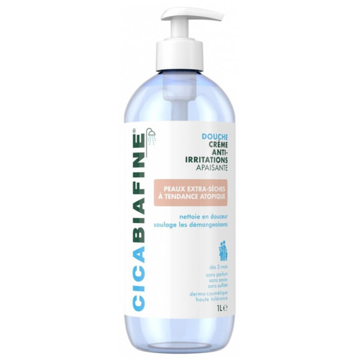CicaBiafine Douche Crème Anti-Irritations Apaisante 1 L 3574661618883