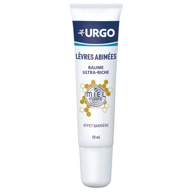 Urgo Lèvre Abimées Baume Ultra-Riche Miel 10 ml 3664492024691 Urgo Lèvre Abimées Baume Ultra-Riche Miel 10 ml 3664492024691