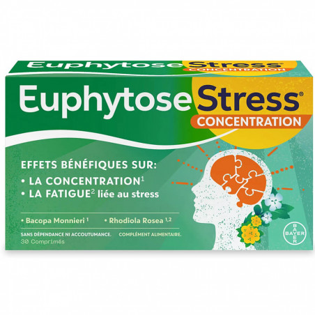 Euphytose Zen Stress résistance physique et émotionnelle 30 Comprimés 3534510000740