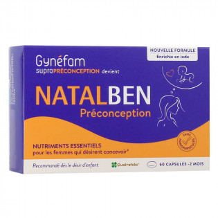 Gynéfam NatalBen Préconception 60 Capsules