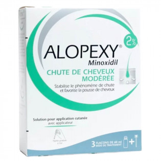 Alopexy 2% pipette bottle 3 x 60ml
