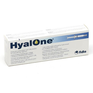 Hyalone Sodium hyaluronate solution 1.5% 4 ml syringe
