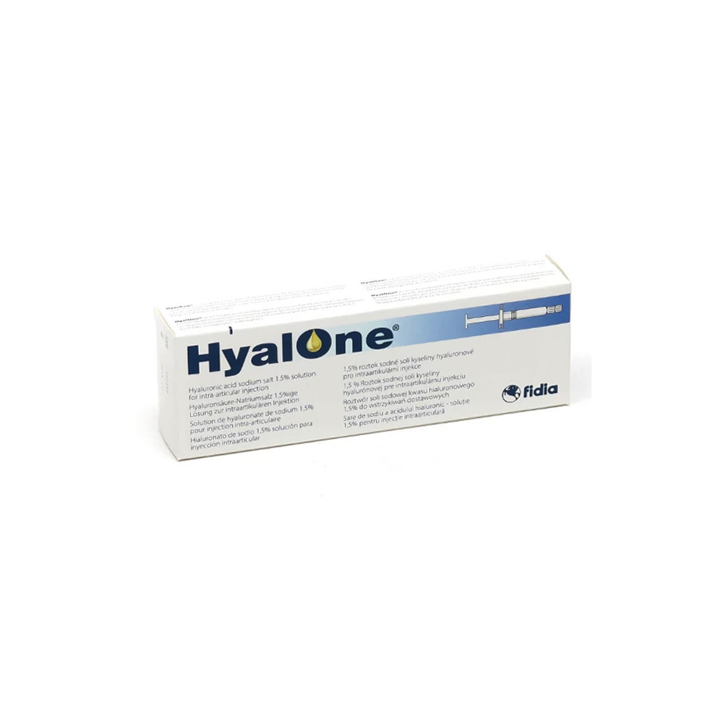 Haylone Hyalone Sodium hyaluronate solution 1.5% 4 ml syringe