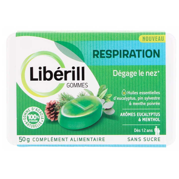 Libérill Gommes Respiration 50 gr 3577056028250