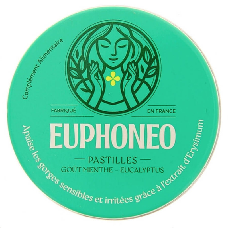 Euphoneo 50 Pastilles Menthe Eucalyptus 3760001043174