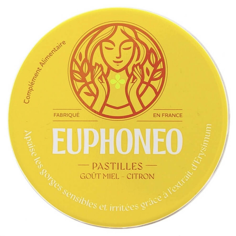 Euphoneo 50 Pastilles Miel Citron 3760001043211