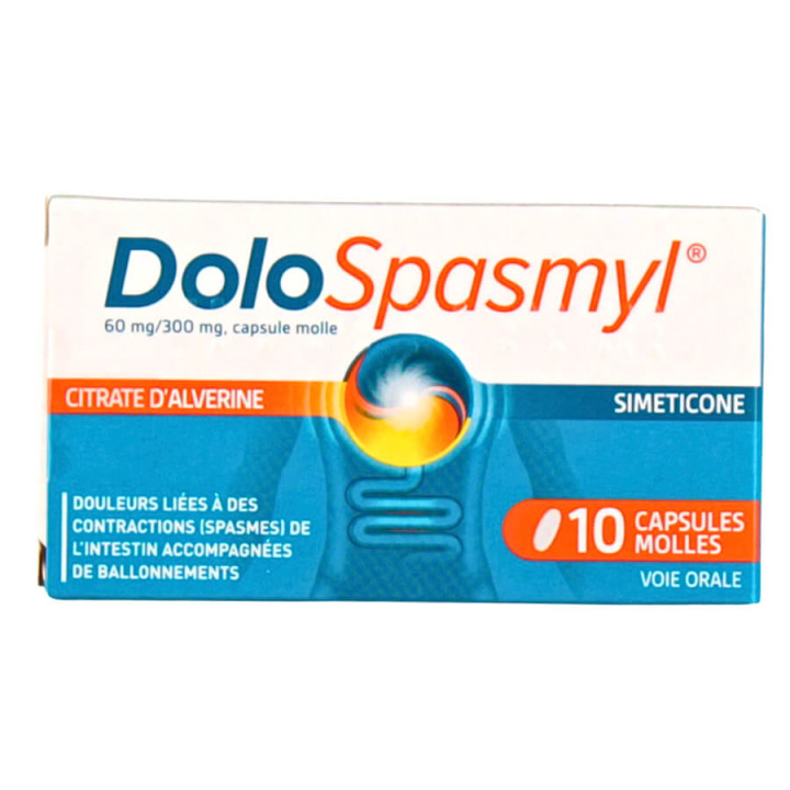 DoloSpasmyl 60 mg/300 mg 10 capsules molles