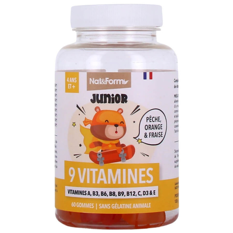 Nat & Form Junior 9 Vitamines 60 Gommes 3535400015868