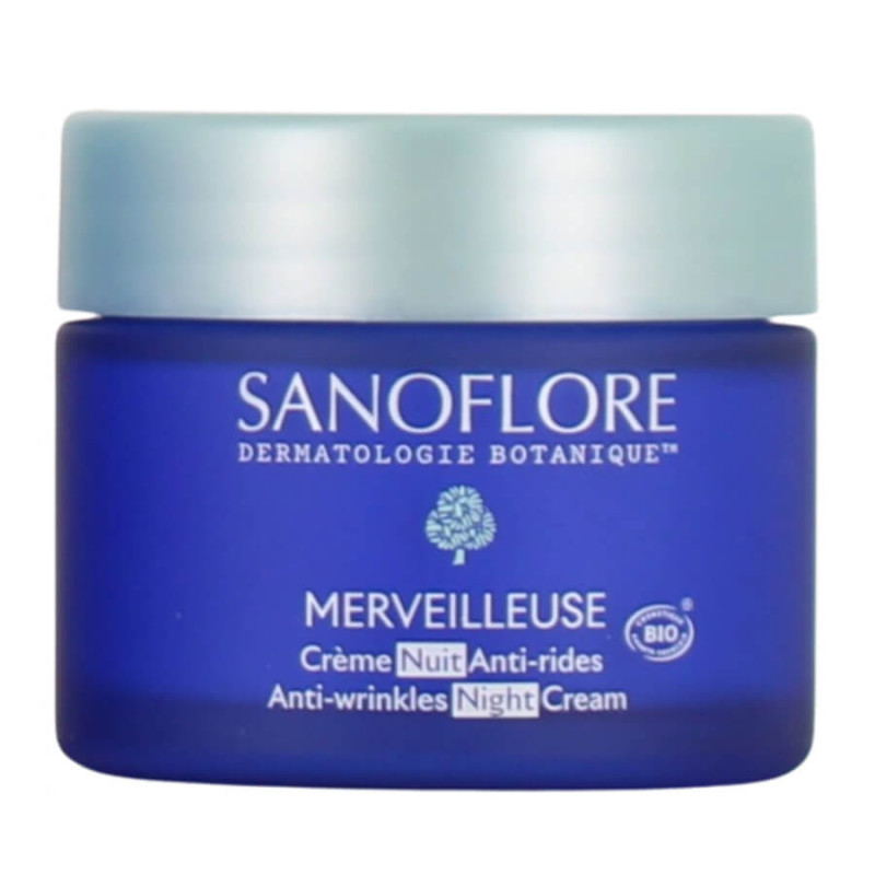 Sanoflore MERVEILLLEUSE CREME NUIT Anti-rides 50 ml 3701673201516