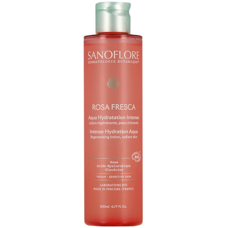 Sanoflore Aqua Rosa Eau de Soin Botanique Hydratation Intense Bio 200 ml 3701673201219