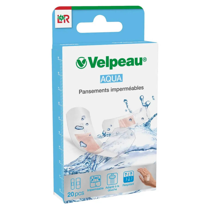 Velpeau 20 pansements Aqua film bain et douche 08717438376011