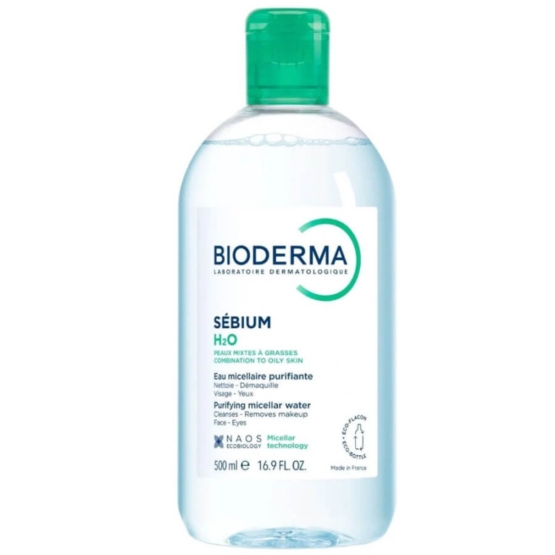 Bioderma Sébium H2O Solution Micellaire Flacon 500 ml 3701129812013