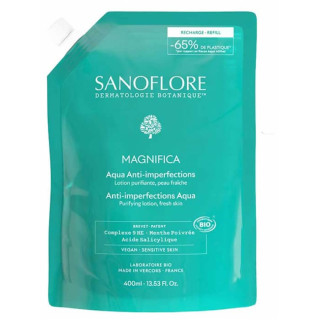 Sanoflore Aqua Magnifica Lotion Purifiante Anti-Imperfections Bio Recharge 400 ml 3701673200984