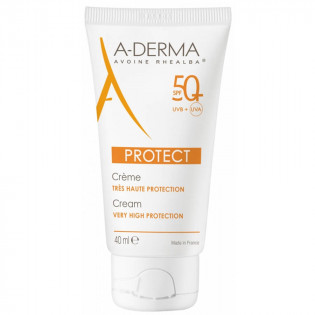 A-DERMA Protect Very High Protection Cream SPF50+ Fragrance-free 40 ml