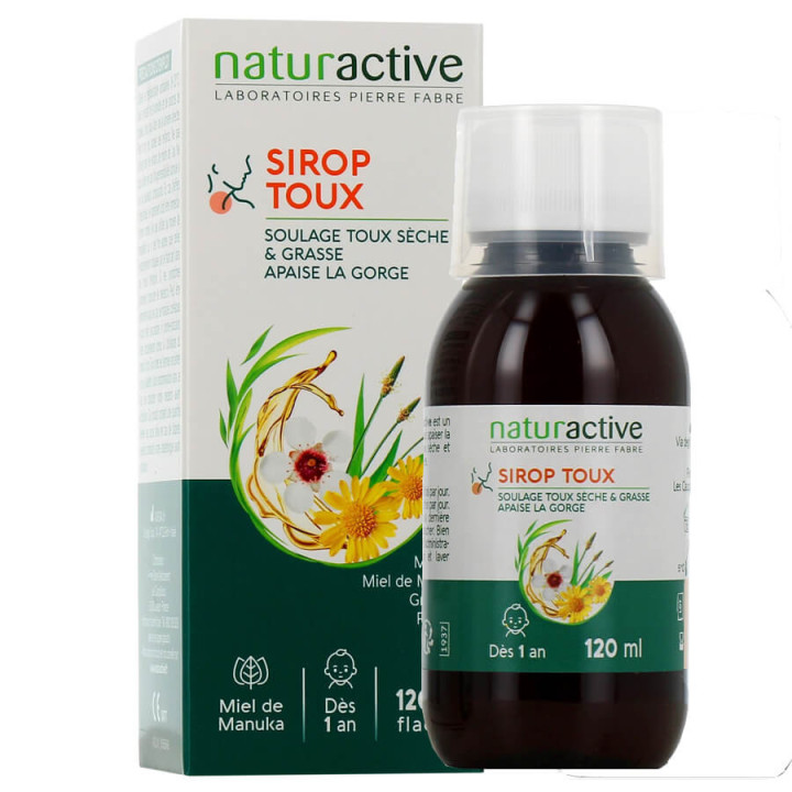 Naturactive Sirop Toux Sèche et Grasse 120 ml 3665606002444