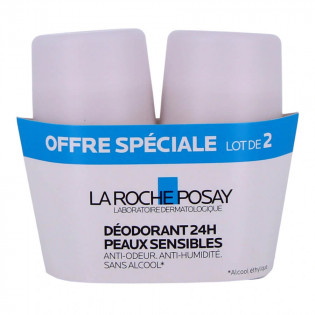 La Roche-Posay Physiological Deodorant 24H Roll-On Set of 2 x 50 ml