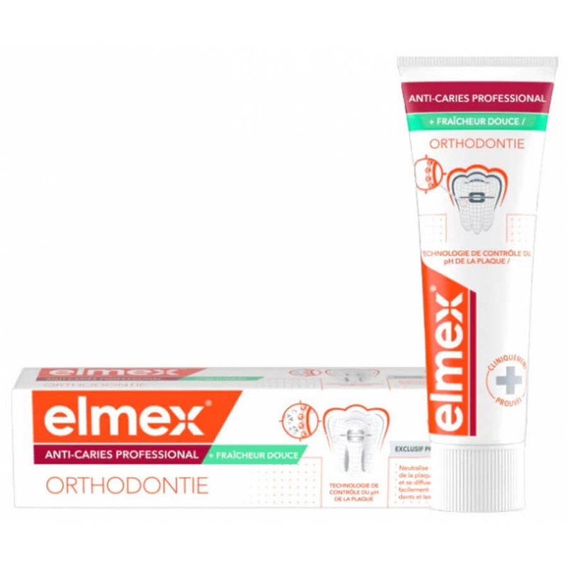Elmex Dentifrice Anti-Caries Professional Orthodontie 75 ml 8718951031203