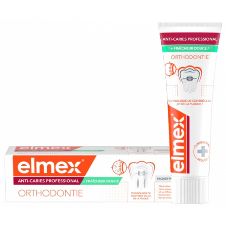 Elmex Dentifrice Anti-Caries Professional Orthodontie 75 ml 8718951031203