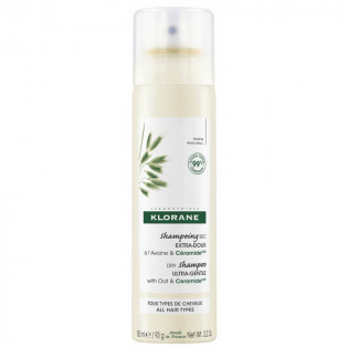 Klorane Shampoing Sec Extra-Doux au Lait d'Avoine Spray 150 ml 3282770390766