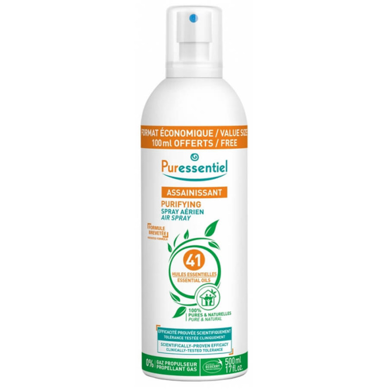 Puressentiel 41 huiles essentielles assainissant spray aérien 500ml 3401540711840