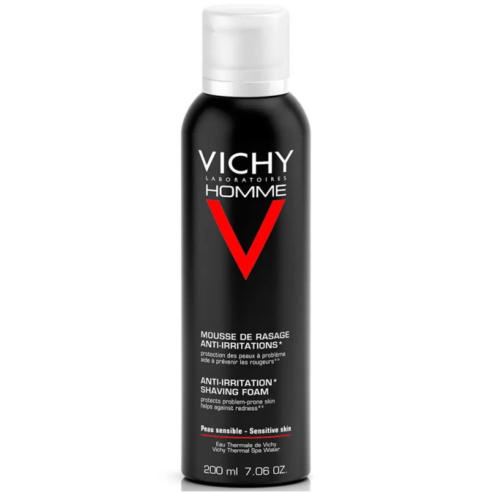 Vichy HOMME Mousse à raser anti-irritations 200ML 3337871318901