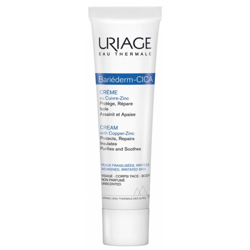 Uriage Bariéderm-CICA Copper-Zinc Repair Cream, 100 ml tube