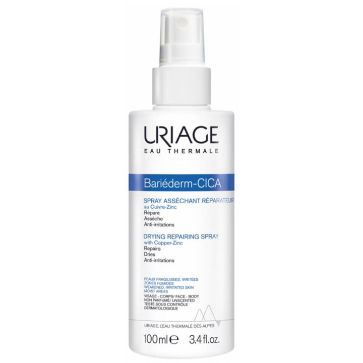 Uriage Bariéderm-Cica Spray Asséchant Réparateur 100 ml 3661434005367