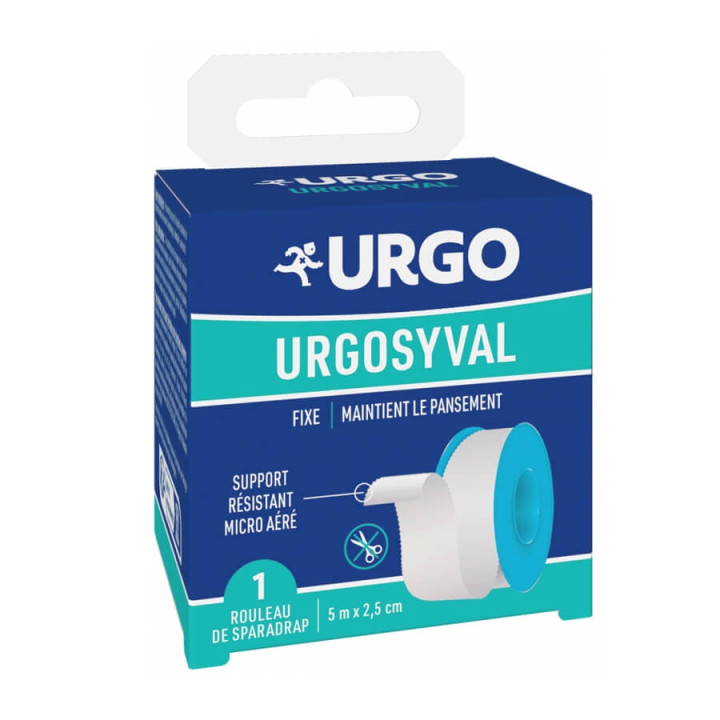 Urgosyval Sparadrap Tissé Blanc 5 m x 2,5 cm 3664492024837