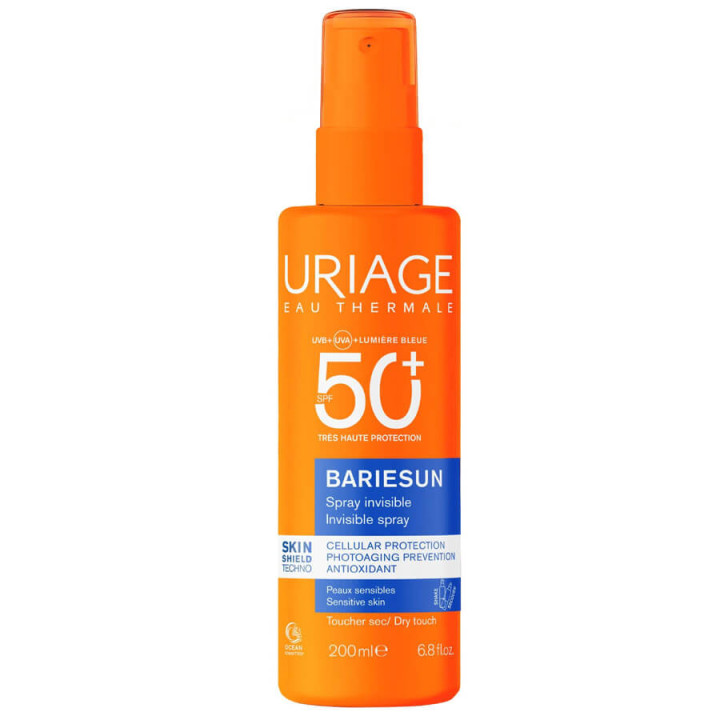 Bariésun Invisible Spray, Very High Protection SPF 50+, 200 ml | Uriage