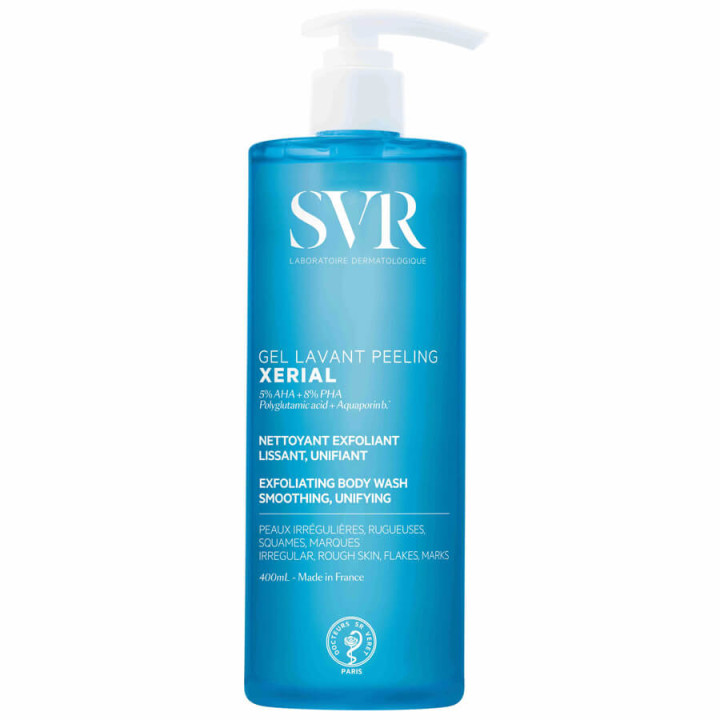 SVR Xérial Gel Lavant Peeling 400 ml 3662361005567