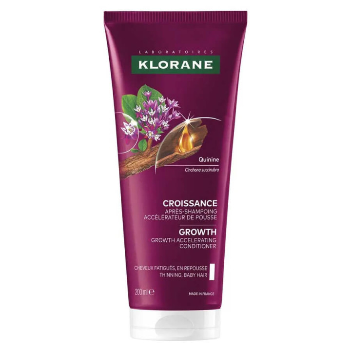 Klorane Growth Conditioner with Quinine to Accelerate Hair Growth, 200 ml