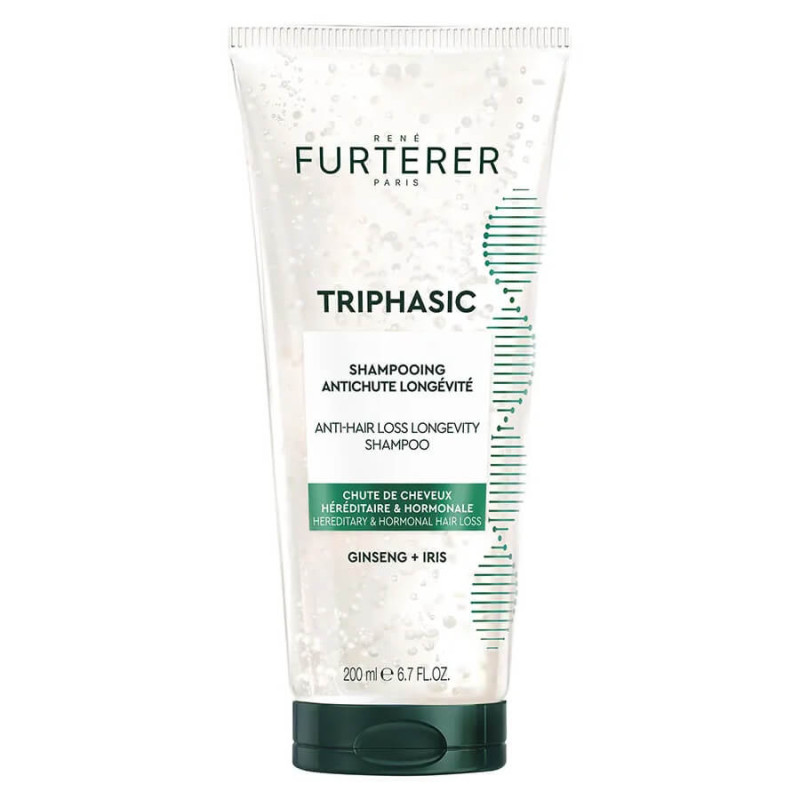 Triphasic Anti-Hair Loss Shampoo for Long-Lasting Results, 200 ml | René Furterer