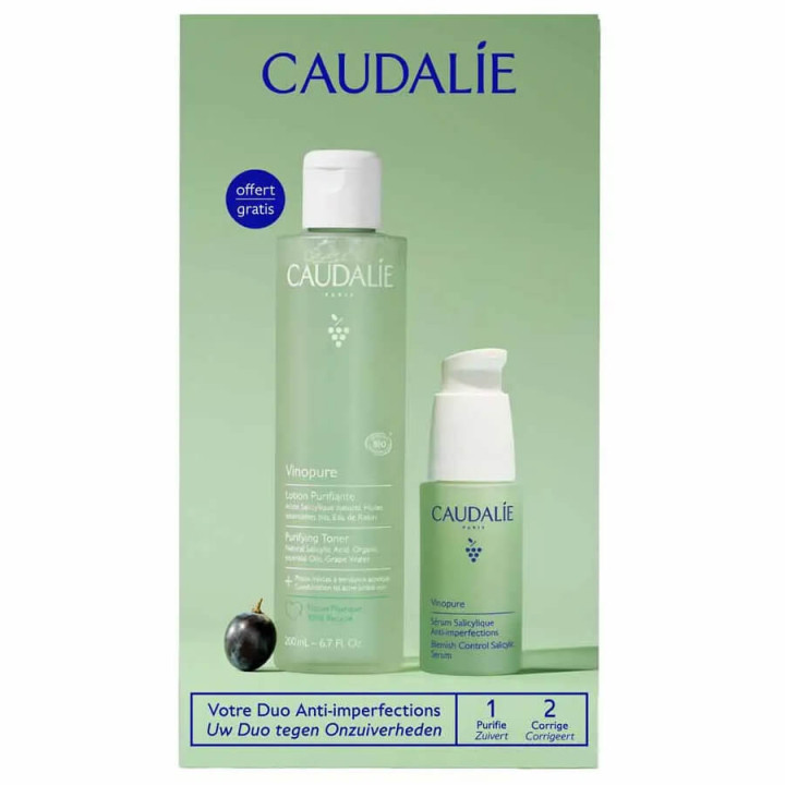Coffret Caudalie Duo Anti-Imperfections Sérum et Lotion 3522930005926
