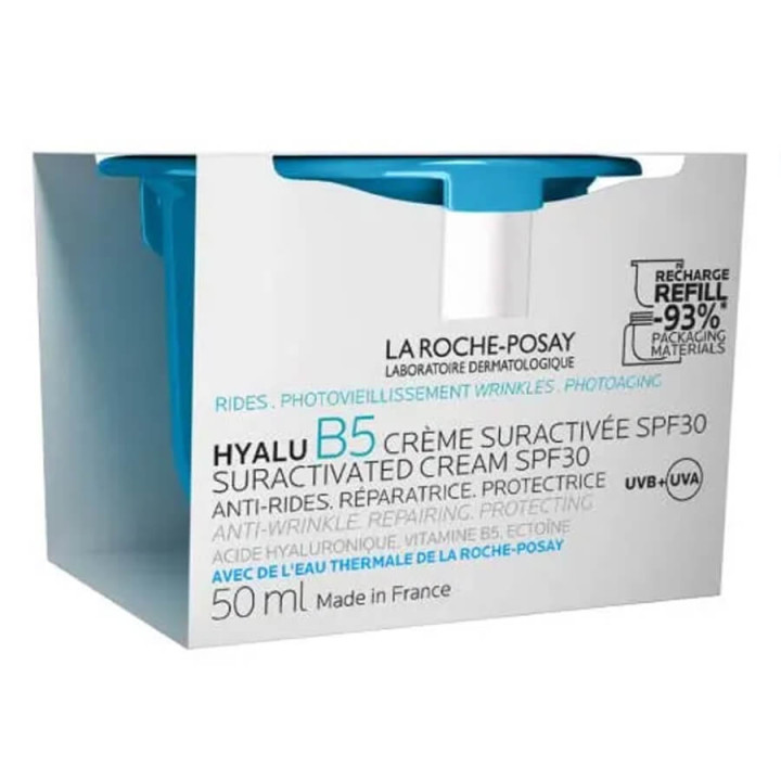 Hyalu B5 Anti-Wrinkle Super-Active Cream: Repairing and Protective, SPF 30, 50 ml Refill | La Roche-Posay